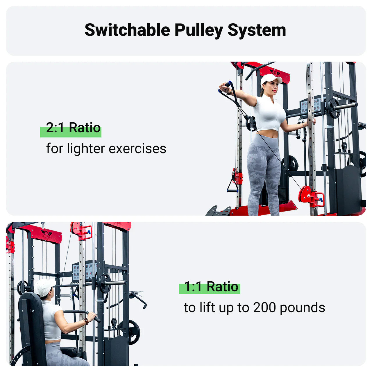 TC Q10 Smith Machine Home Gym Bundle