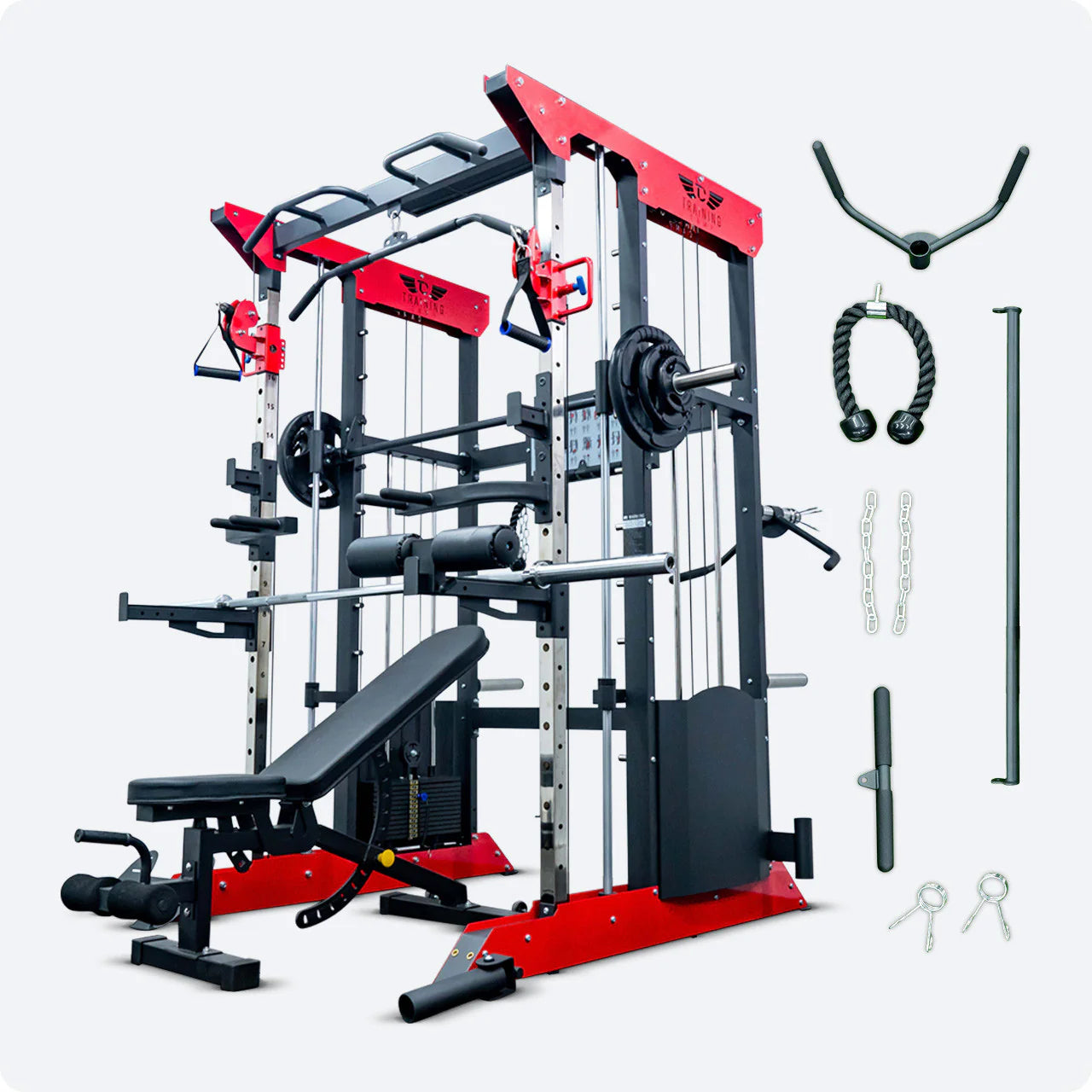 TC Q10 Smith Machine Home Gym Bundle