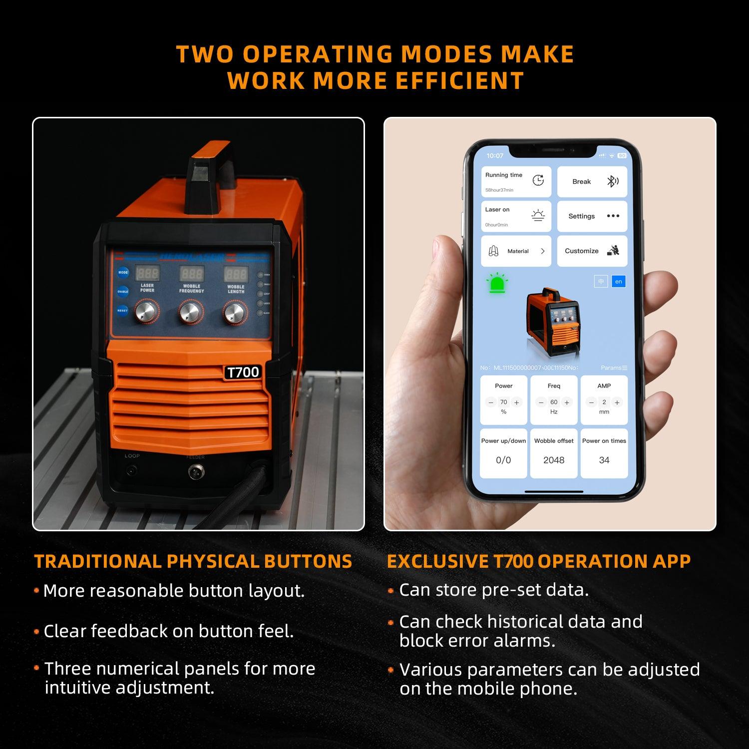 T1 Handheld 700W Fiber Laser Welders