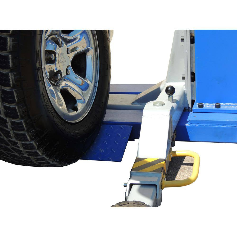 Mobile Single Column Car Lift 6,000 Lbs. Capacity Heavy Duty Model with Stackable Extensions Included