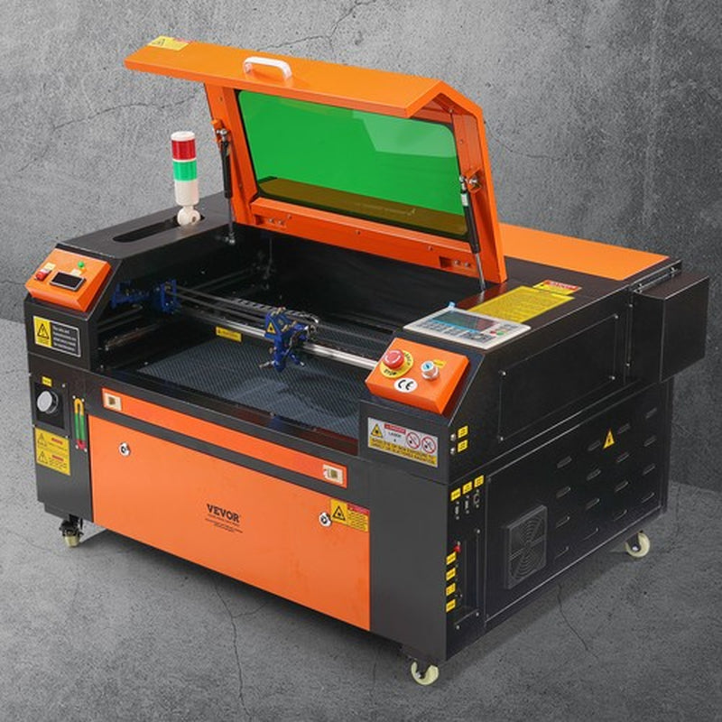 VEVOR 60W CO2 Laser Engraver and Cutter 16 X 24 in 19.7 IPS Engraving Machine