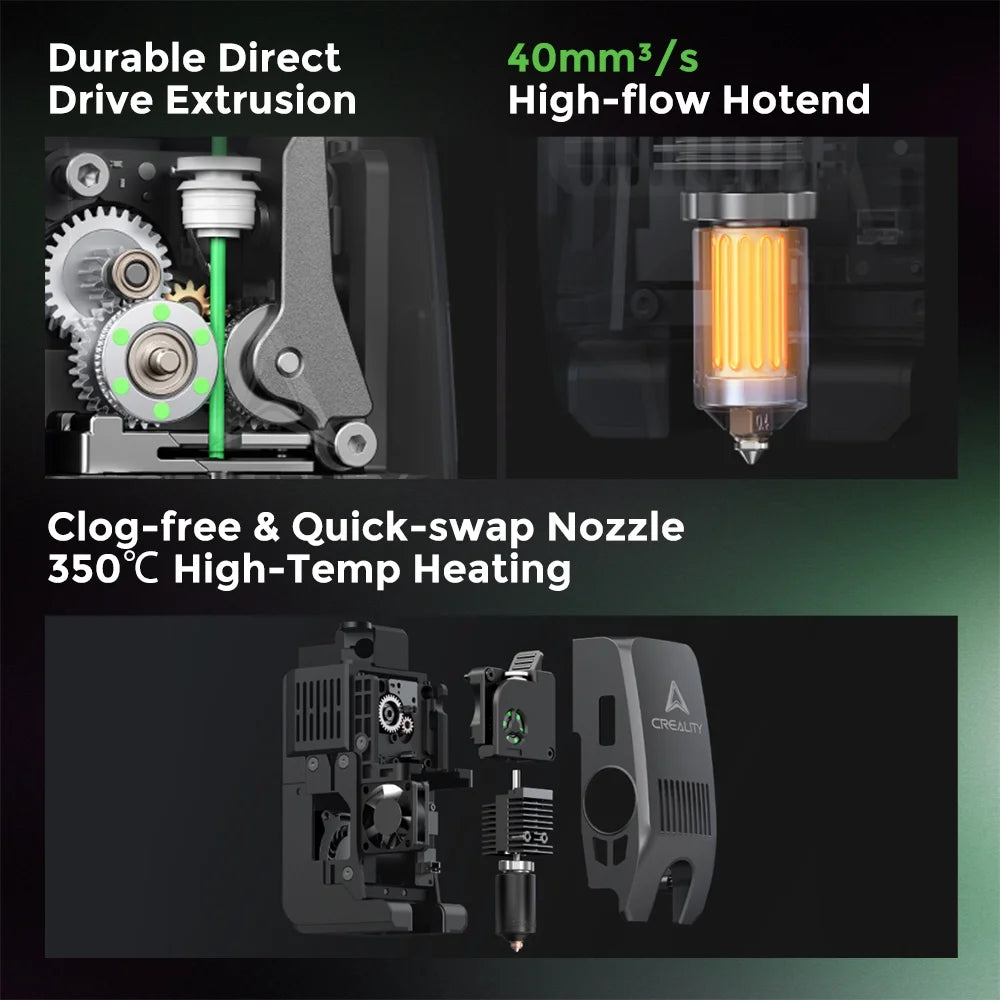 K2 plus Combo 3D Printer, Multi Color 3D Printing with CFS, 600Mm/S Print Speed,Max Build Capacity 13.78X13.78X13.78 In