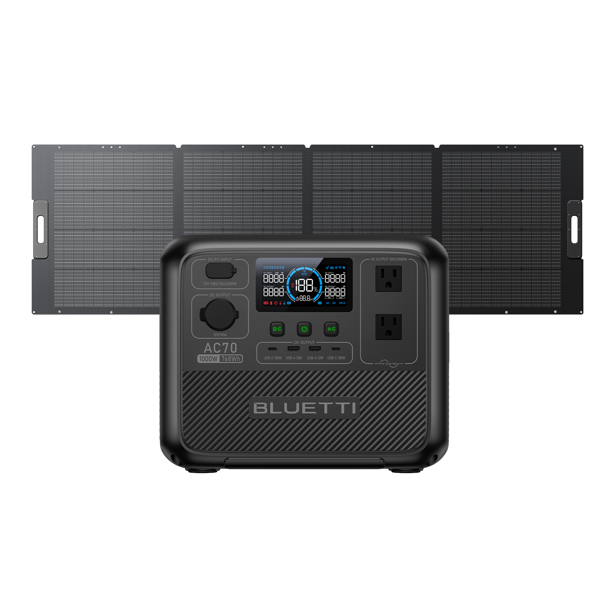 BLUETTI AC70 Portable Power Station
