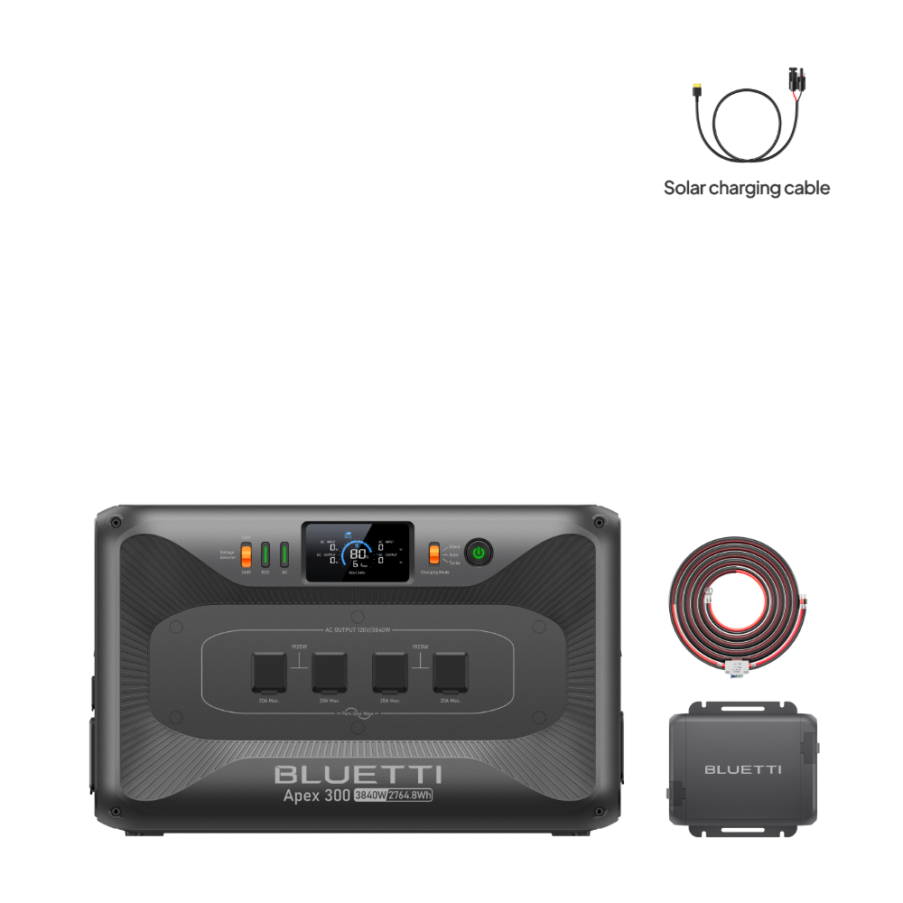 BLUETTI Charger 1 + APEX 300 Ecosystem Bundle