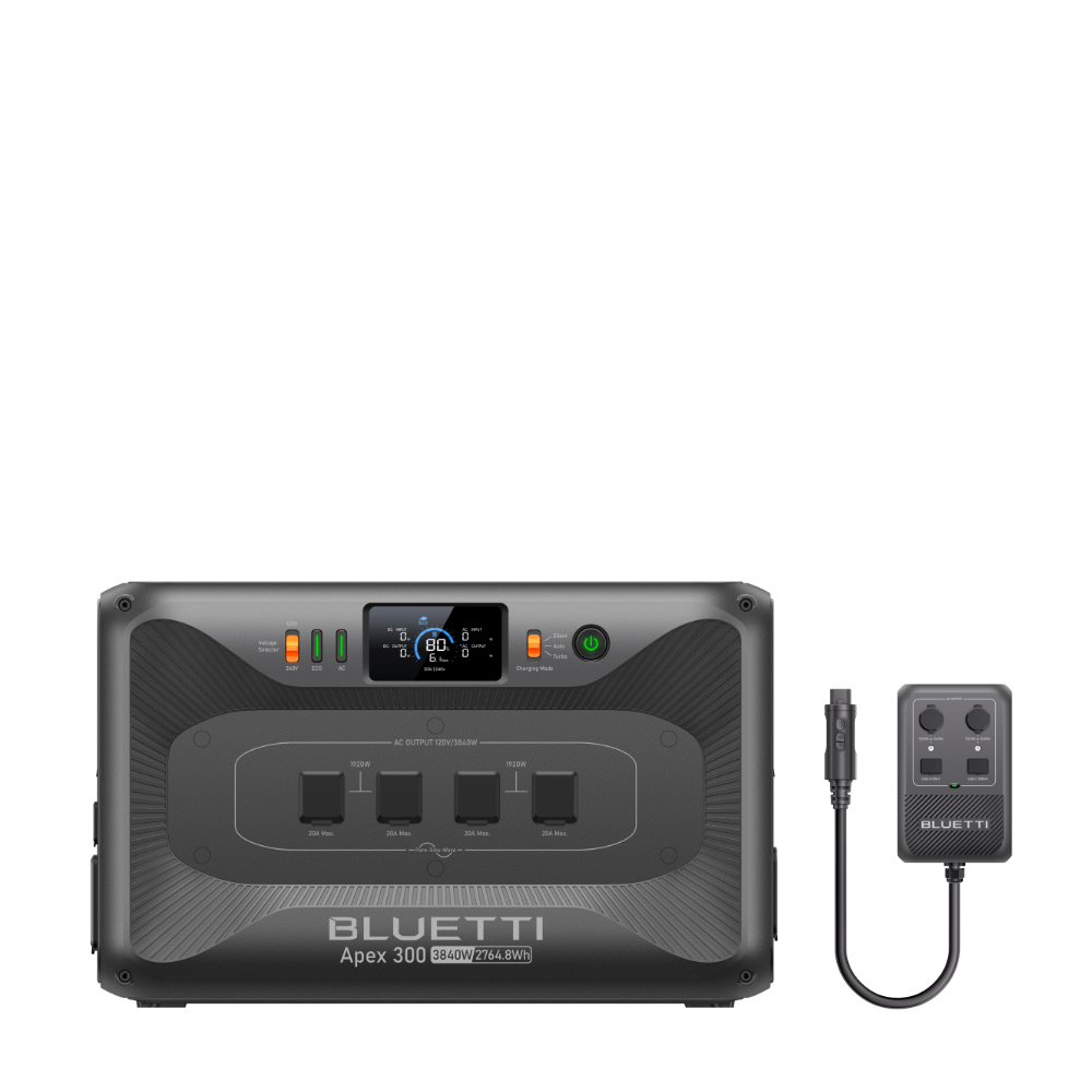 BLUETTI APEX 300 + Hub D1 DC Power Ecosystem Bundle