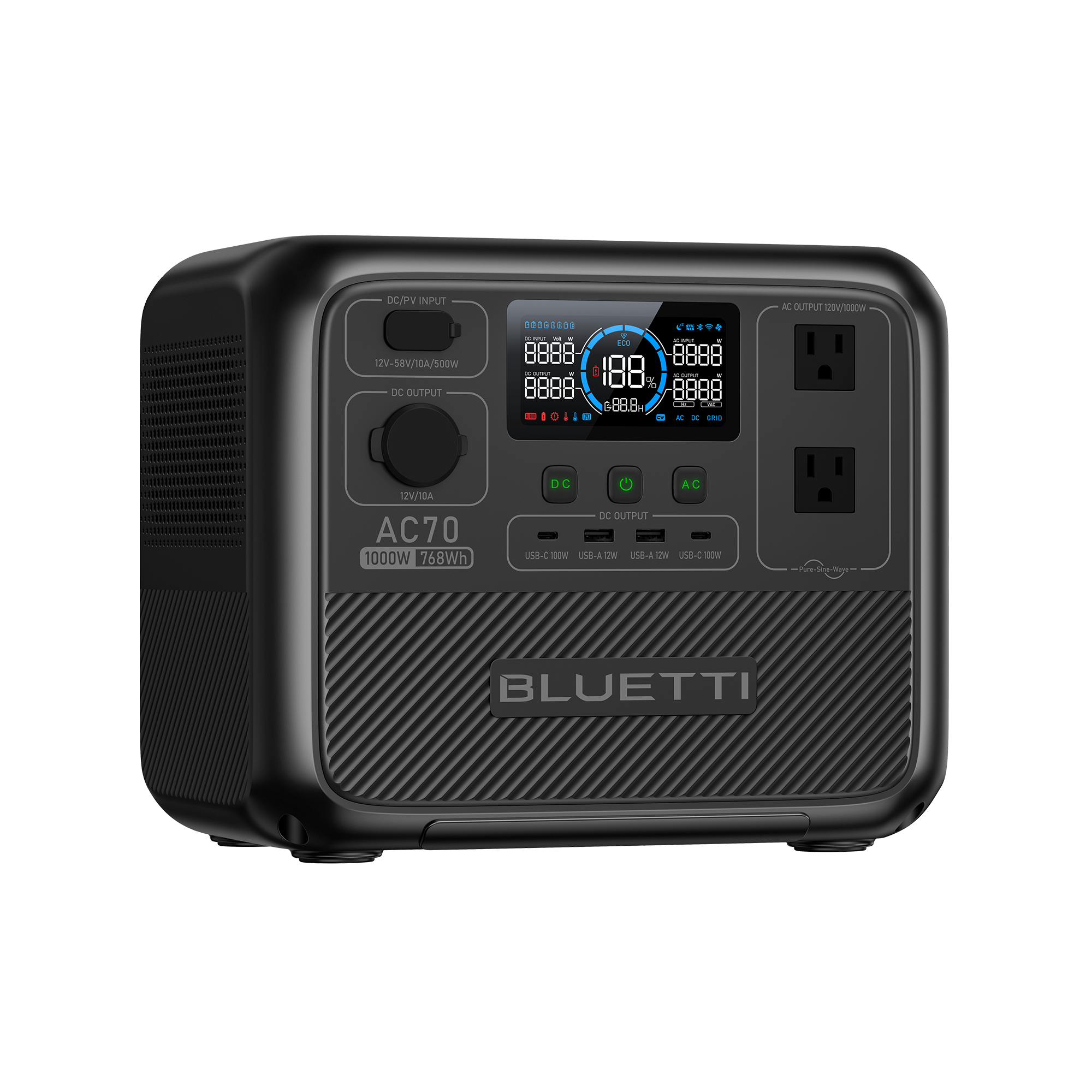 BLUETTI AC70 Portable Power Station