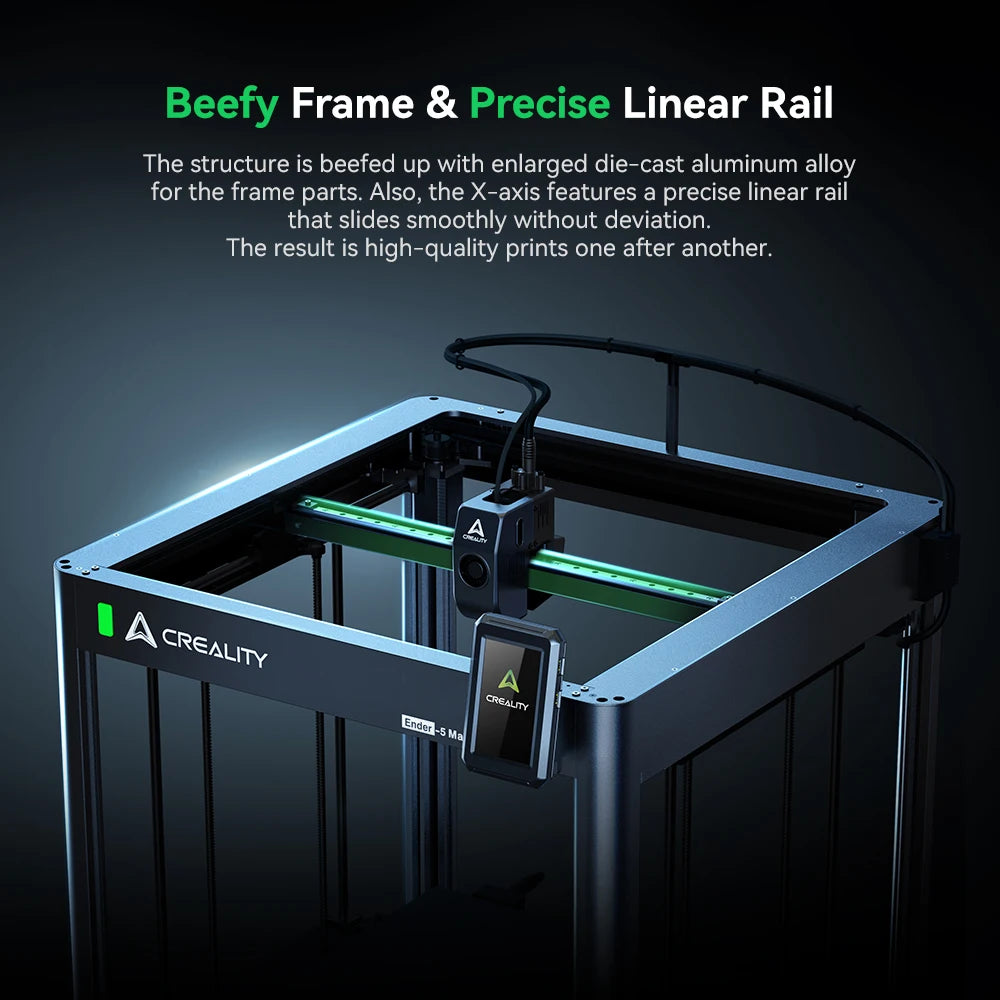 Creality Ender 5 Max 3D Printer 700Mm/S High-Speed Printing 400 *400*400 Large Print Area 64-Point Auto Leveling 3D Printer