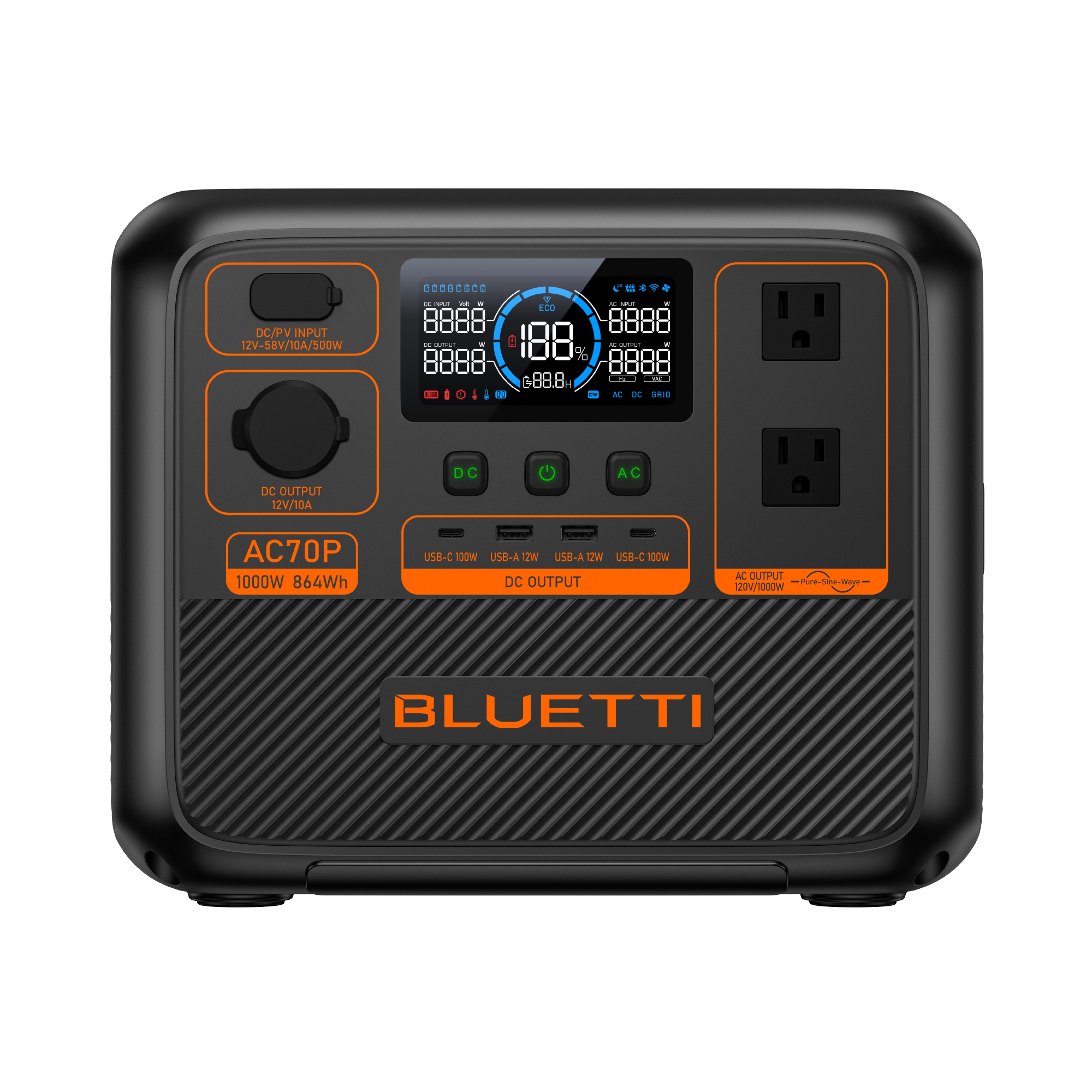 BLUETTI AC70 Portable Power Station