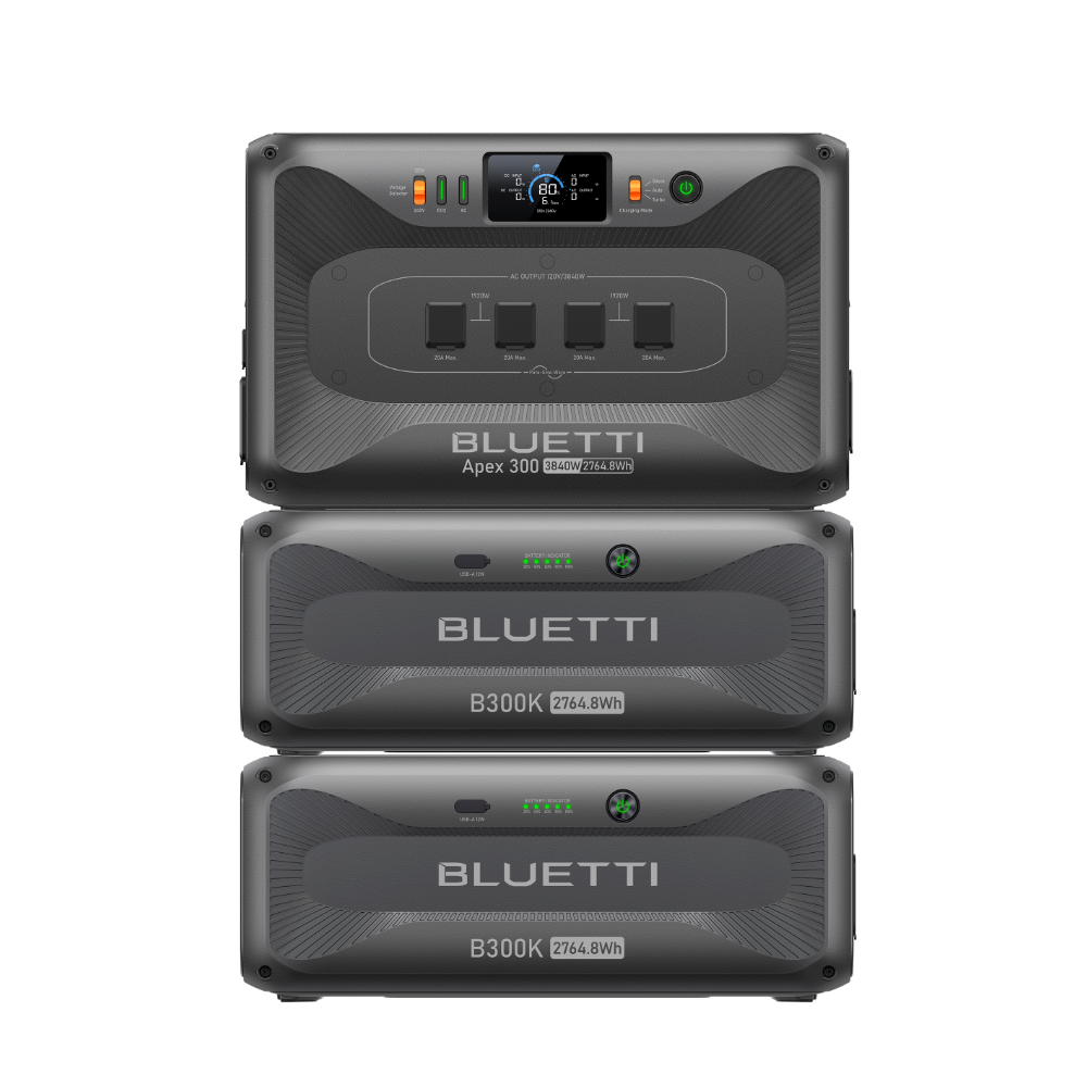 BLUETTI APEX 300 + 2 × B300K Expansion Combo