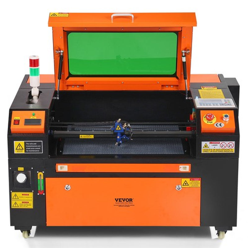 VEVOR 60W CO2 Laser Engraver and Cutter 16 X 24 in 19.7 IPS Engraving Machine