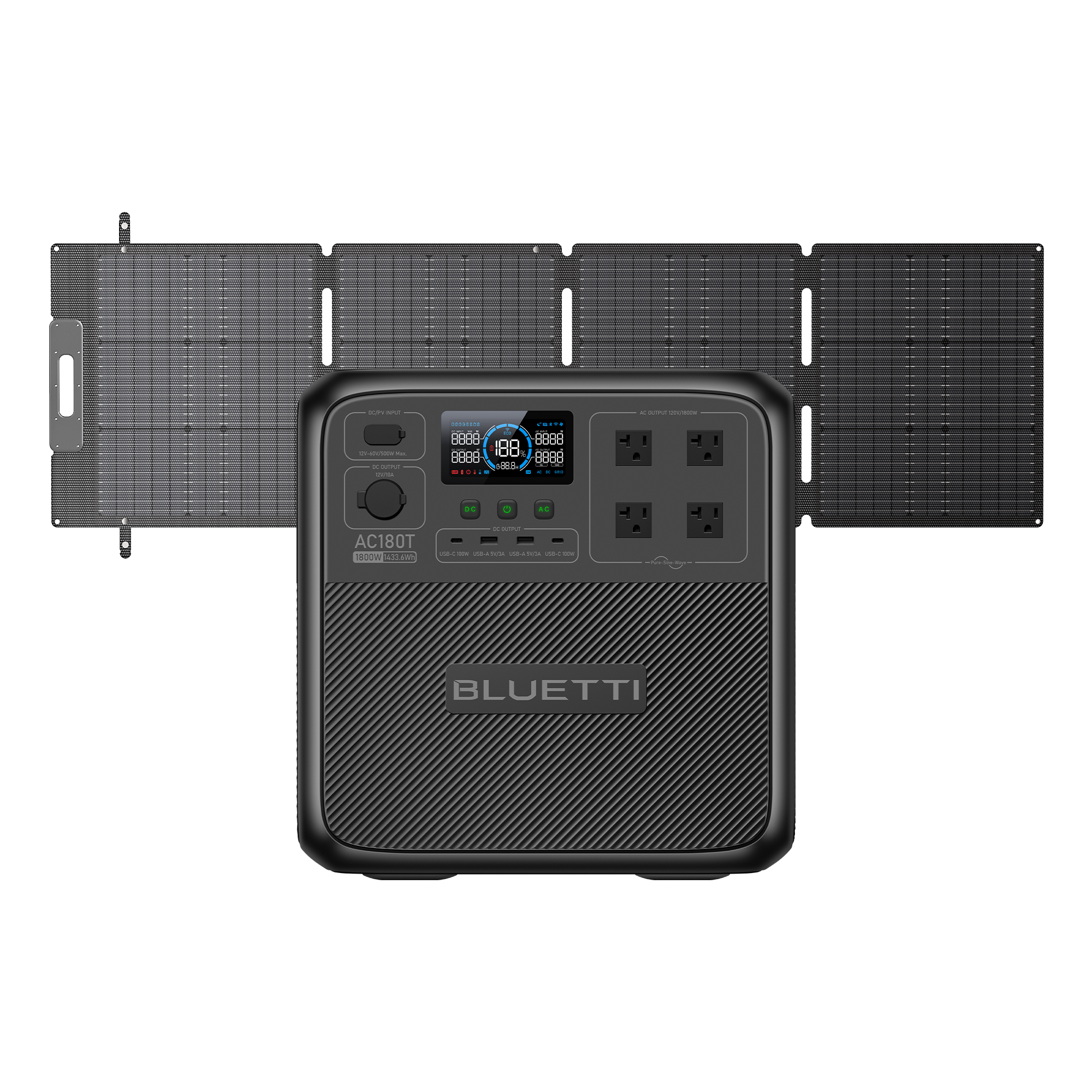 BLUETTI Pioneer MD (AC180T) Hot-Swappable Portable Power Station