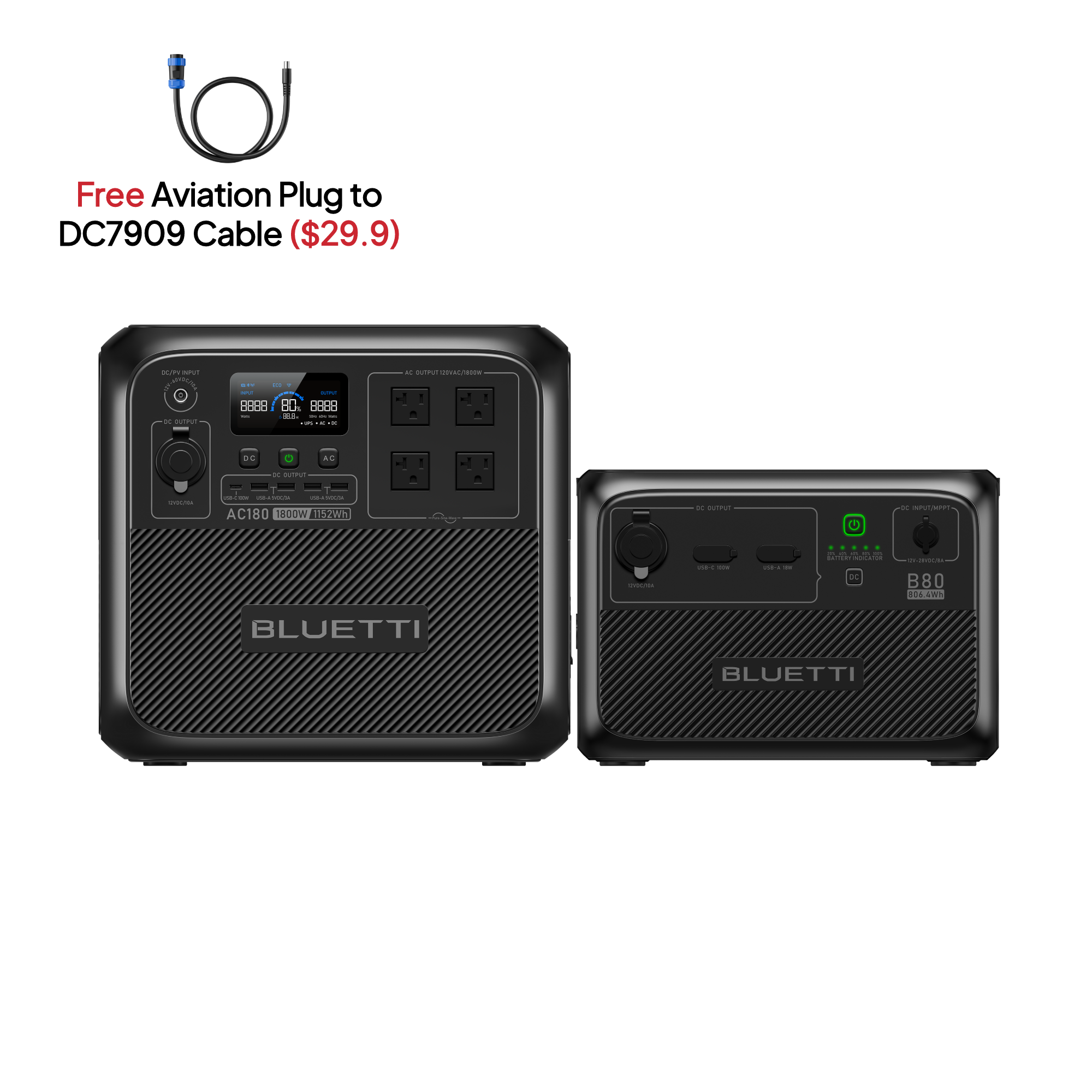 BLUETTI AC180 Portable Power Station