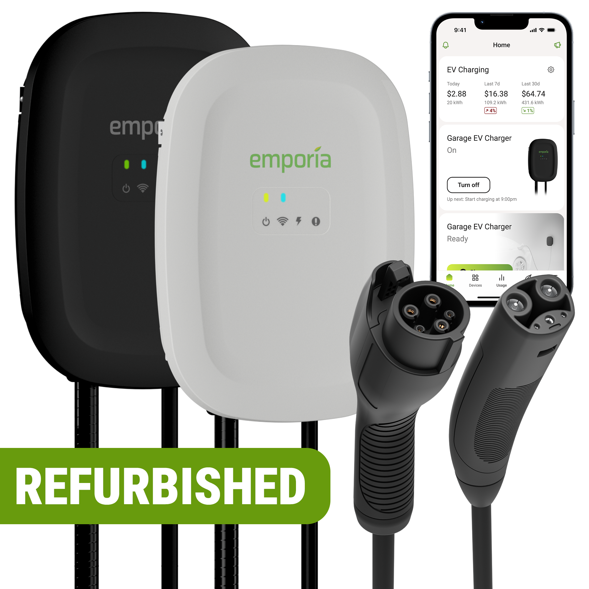 Refurbished Emporia Classic Level 2 Smart EV Charger