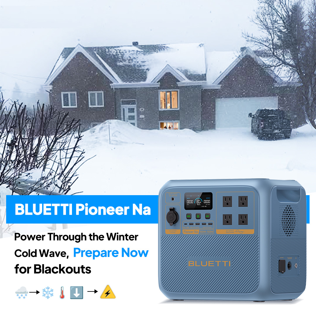 BLUETTI Pioneer NA (NA300) Sodium-Ion Portable Power Station