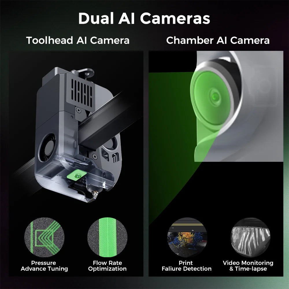 K2 plus Combo 3D Printer, Multi Color 3D Printing with CFS, 600Mm/S Print Speed,Max Build Capacity 13.78X13.78X13.78 In