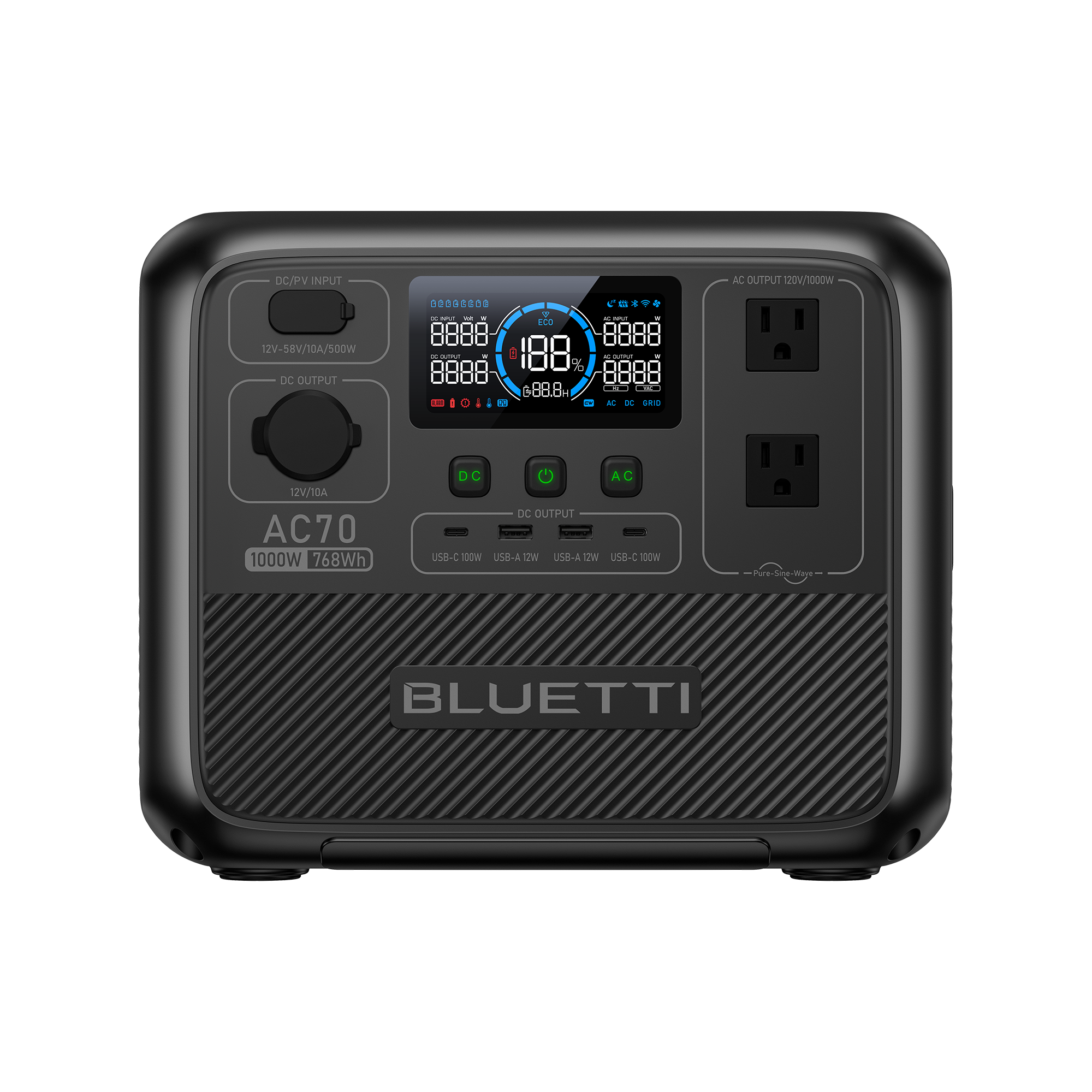 BLUETTI AC70 Portable Power Station